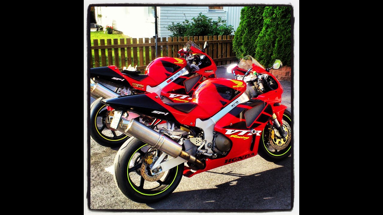 2 x HONDA VTR1000 SP1 RC51 Nurburgring Nordschleife 2013-07-02