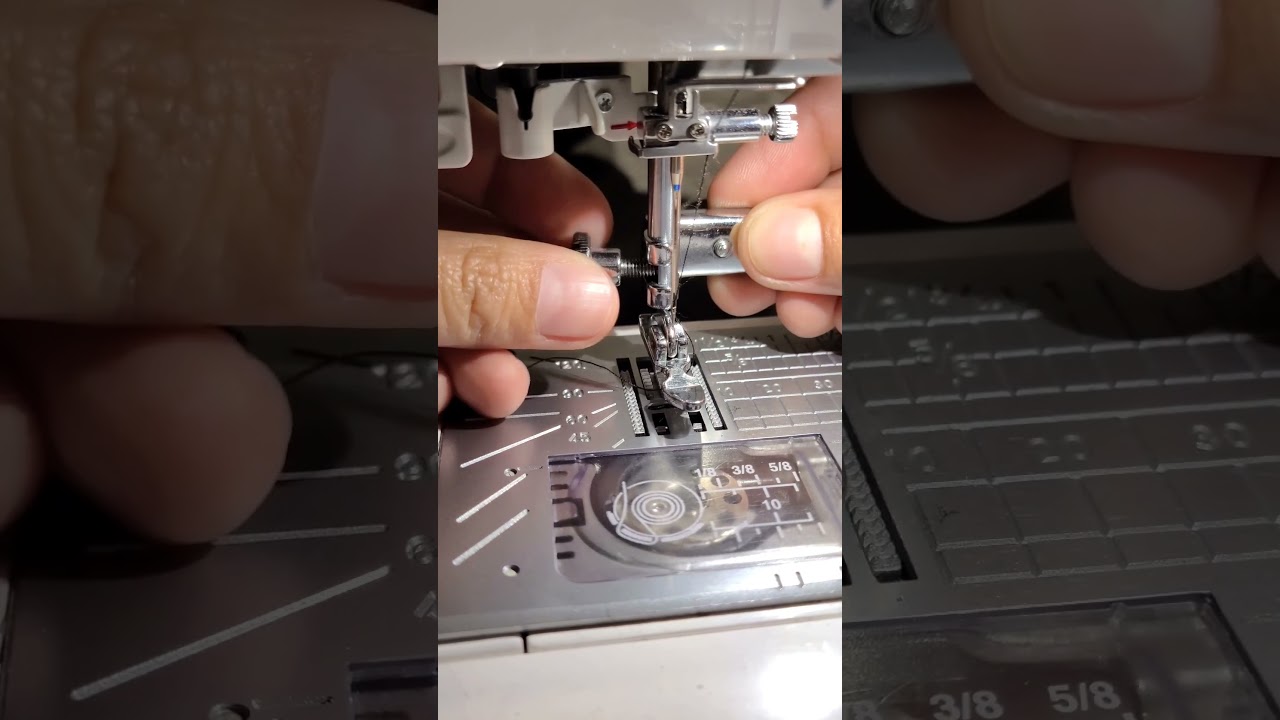 Installing a zipper foot. #sewing101 #sewingprojects #presserfoot