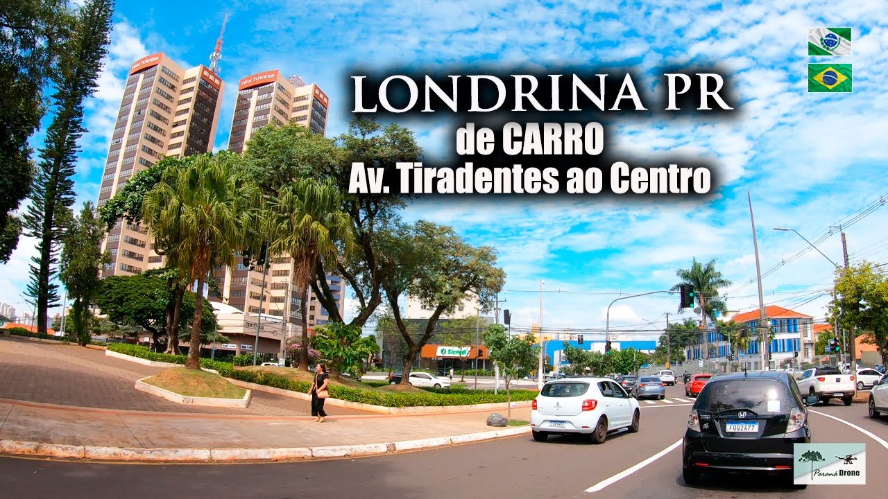 De CARRO em LONDRINA PR | Av. Tiradentes ao Centro #gopro #paraná
