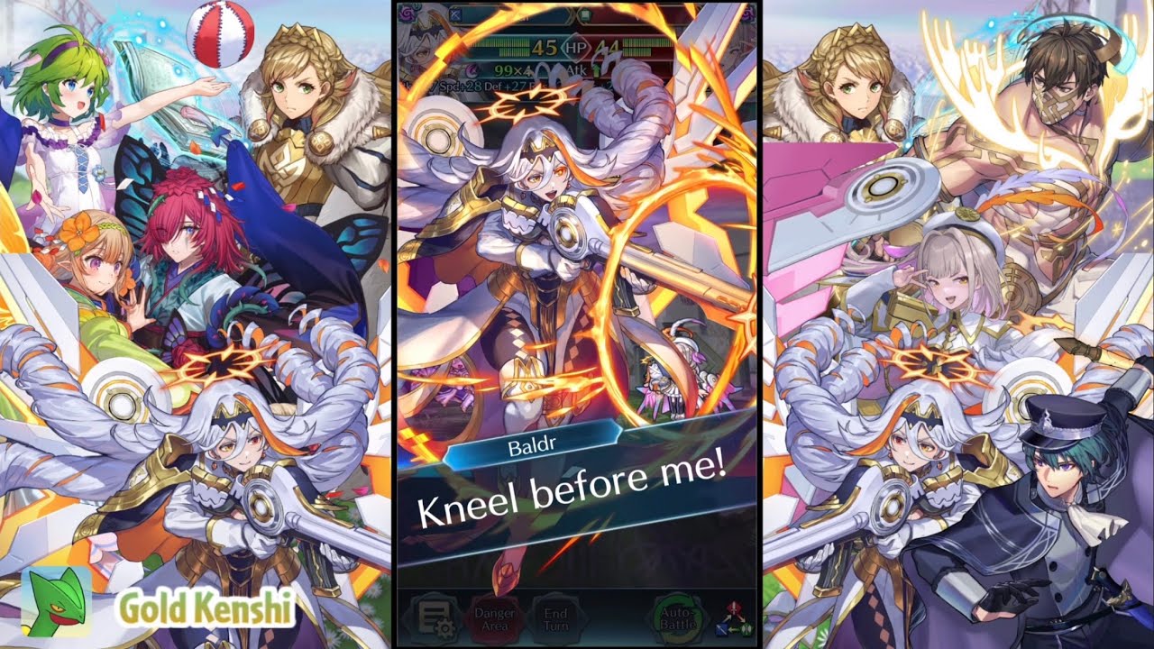 [1-Turn Clear] Brave Baldr and Sharena Show No Mercy! Book IX, Chapter 10-5 on Lunatic: FEH