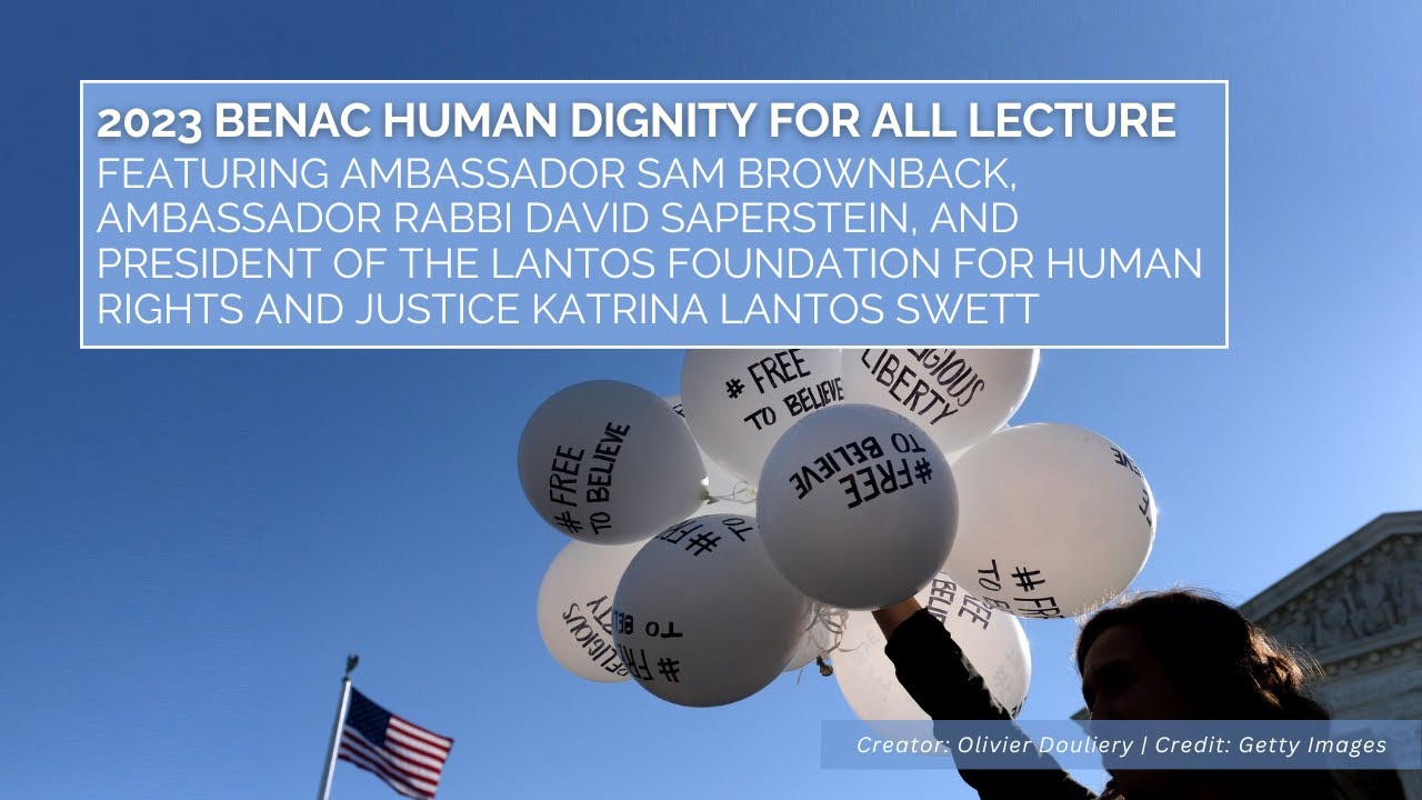 2023 Benac Human Dignity For All Lecture