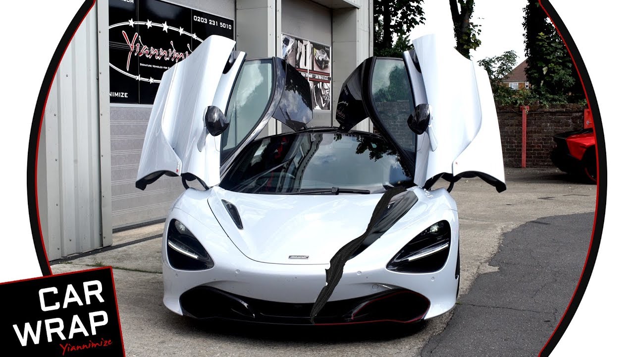 Glacier White Mclaren 720s customised