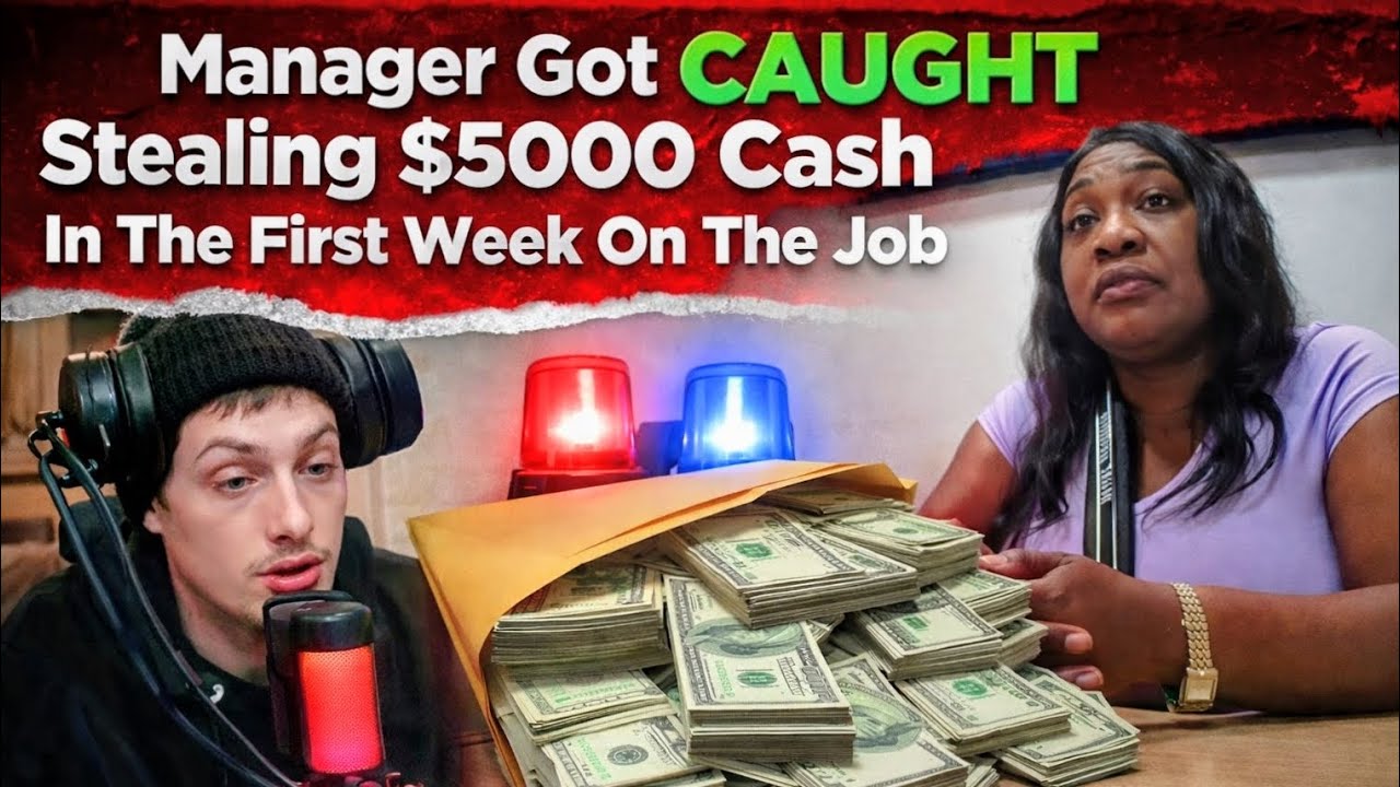 Manager got caught stealing $5,000 in the first week of the job 