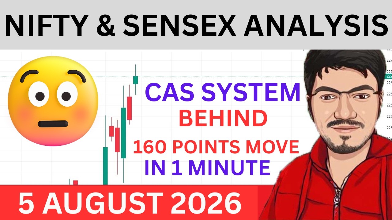 nifty prediction for tomorrow & bank nifty analysis for wednesday 05/8/2026 | CAS SYSTEM EXPIRY
