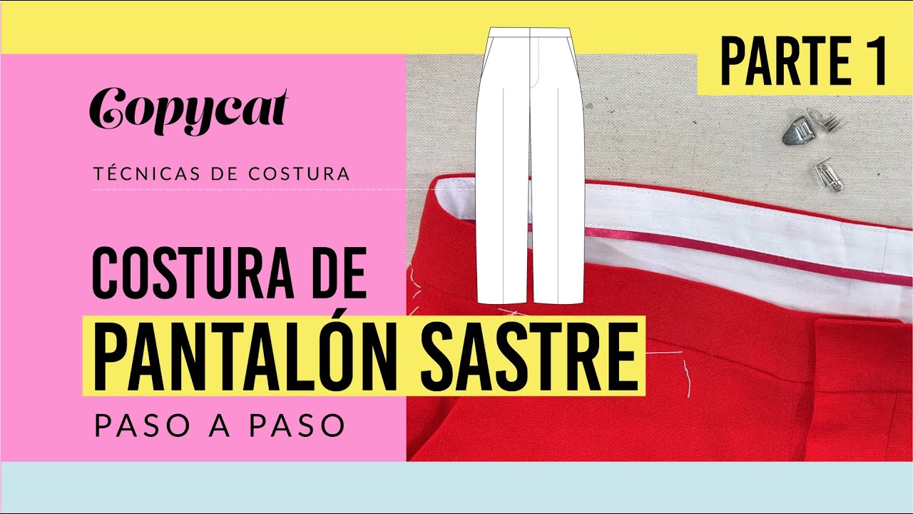 Cose conmigo un pantalón estilo sastre - Parte 1  #asmr
