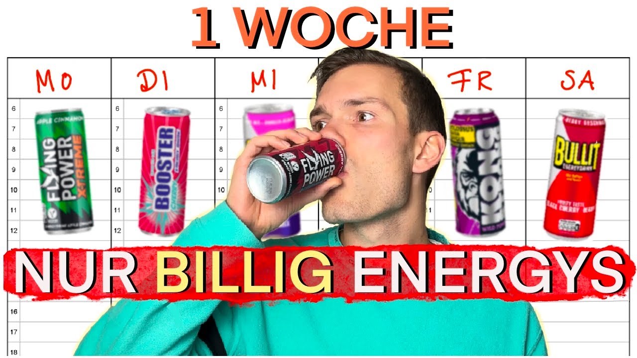 Was ist der beste (und schlechteste) Billig Energy Drink des Jahres?