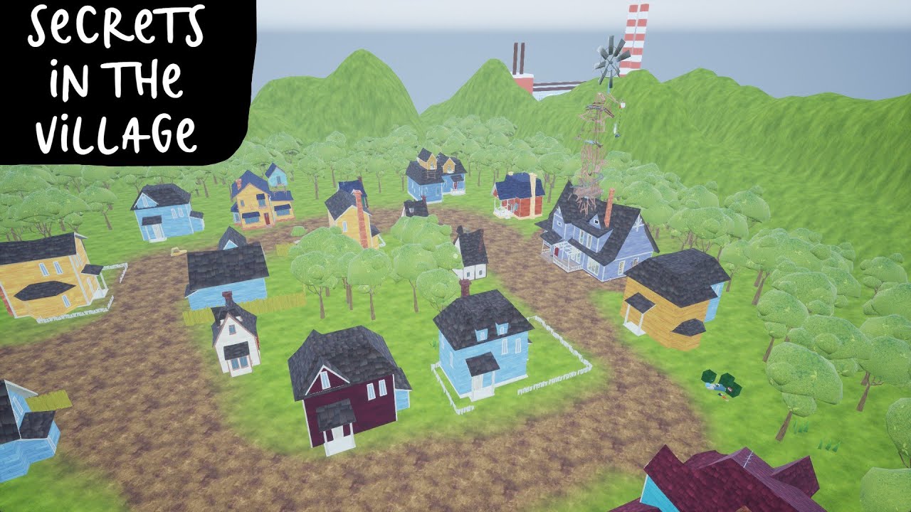 Secrets in the Village - Hello Neighbor mod kit