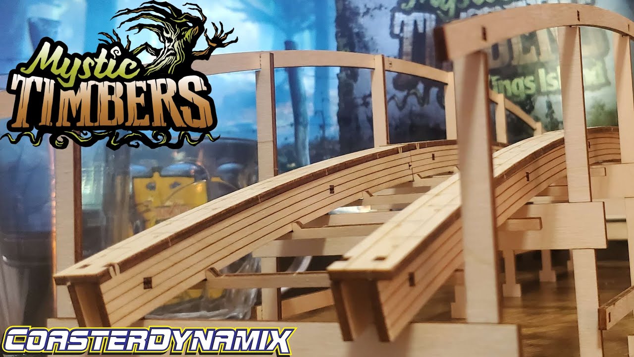 Assembling The Mystic Timbers Coasterdynamix Cutout Time Lapse #1: Assembling The Track
