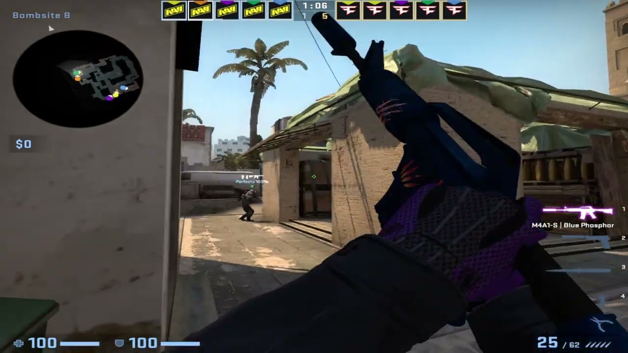 CSGO POV NAVI b1t (33/26) vs FaZe (mirage) @ IEM Katowice 2022