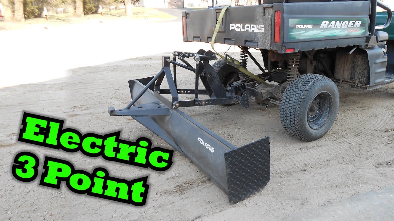Polaris Ranger 500 3 Point Hitch 7ft Box Blade Grading Gravel 2002 Series 10