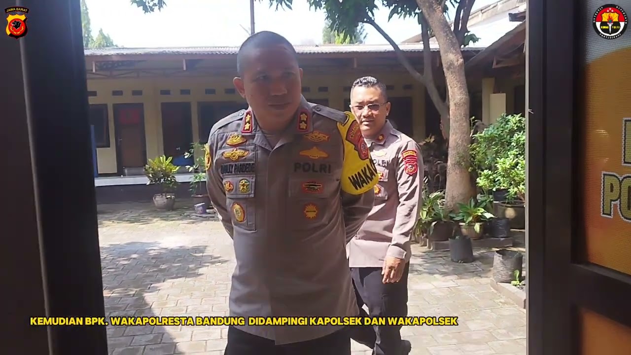 KUNJUNGAN KERJA KE MAPOLSEK CILEUNYI, INI YANG DILAKUKAN WAKAPOLRESTA BANDUNG❗