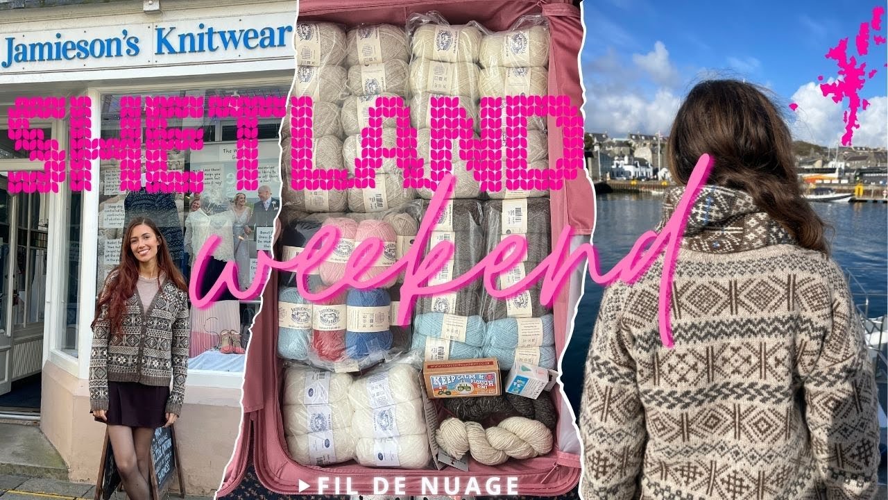 VLOG SUR L'ILE DU TRICOT | Haul Laines et Musee du Jacquard et de la Dentelle 🏴󠁧󠁢󠁳󠁣󠁴󠁿3/3