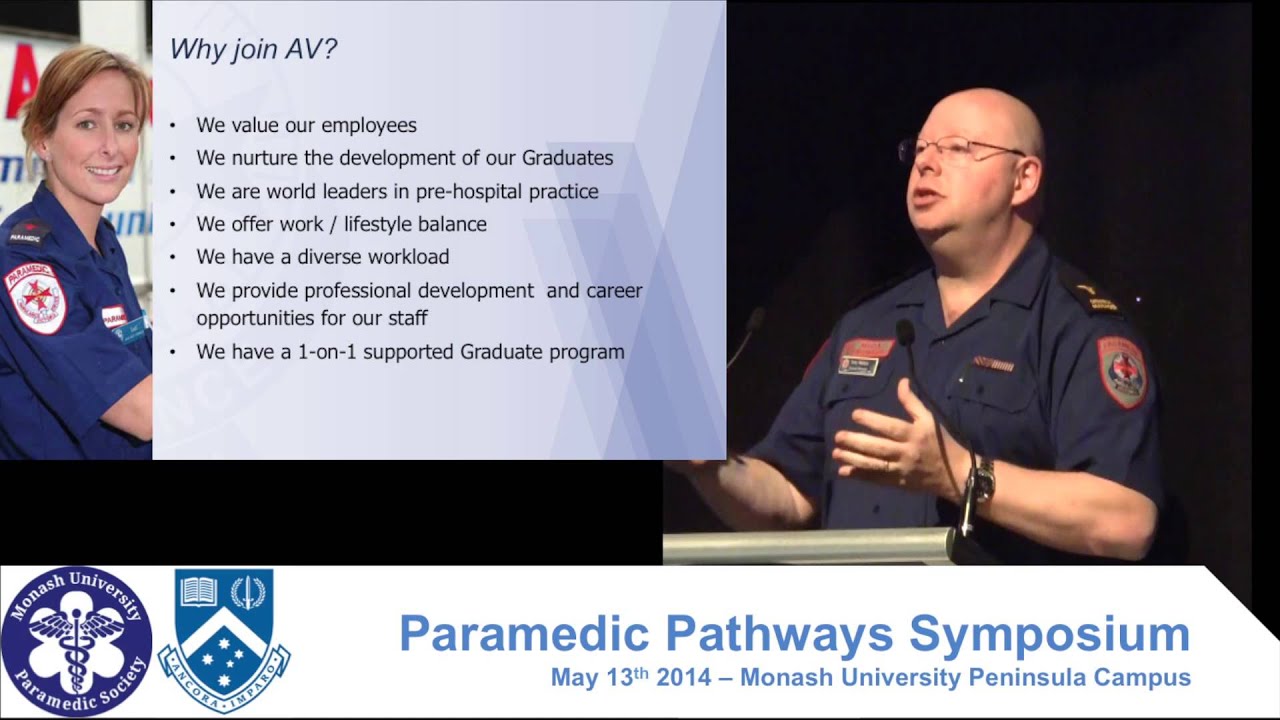 Monash Paramedic Pathways Symposium - Tony Walker
