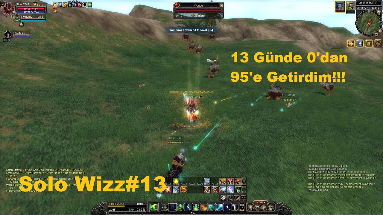 Solo Wizz#13 Fgw denedik! - Yapıyoruz bu sporu!!! I Silkroad Online