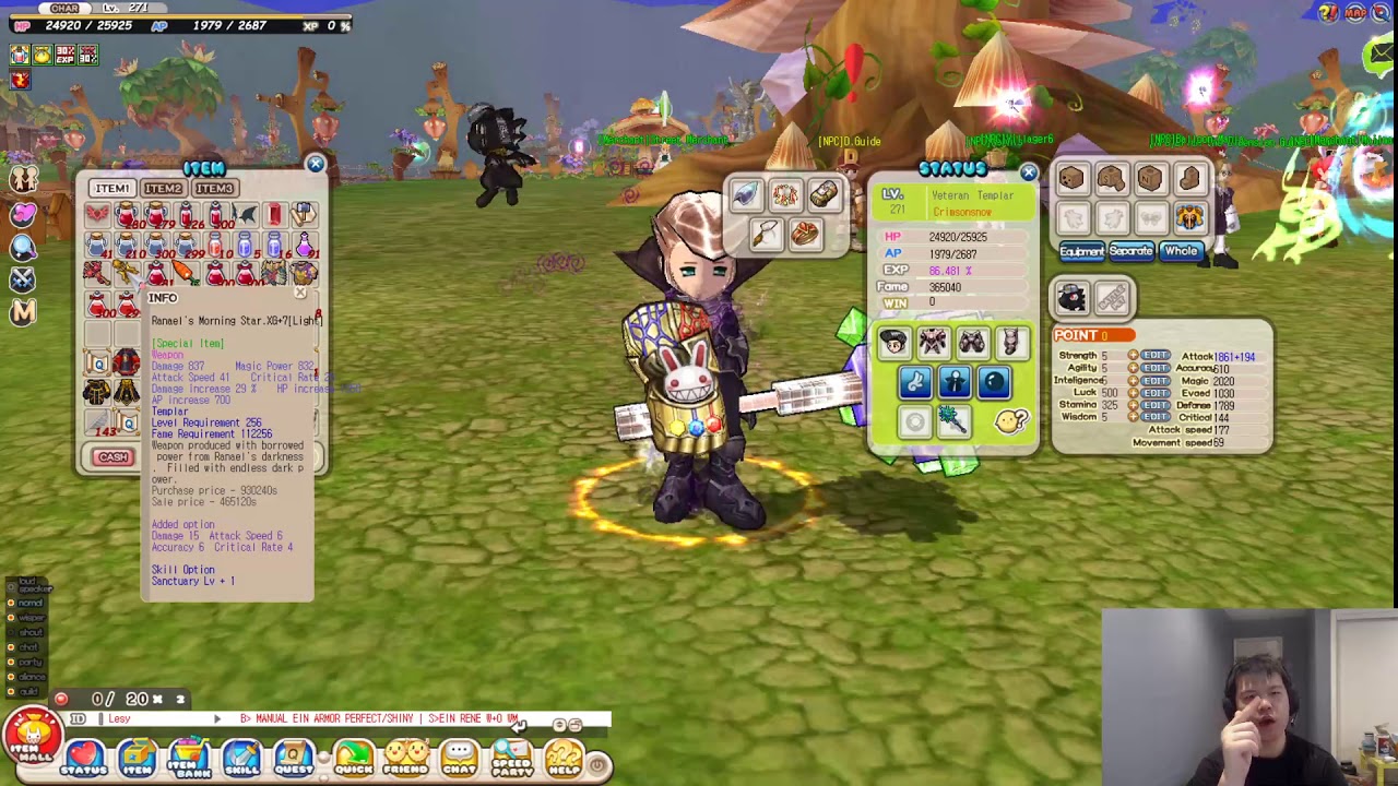 Seal Online Blades of Destiny | Templar End Game Combo Build