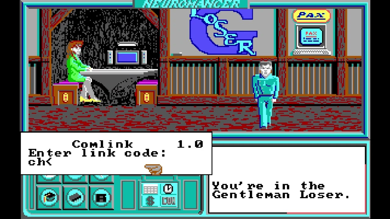 Neuromancer (1988) How to order Room Service