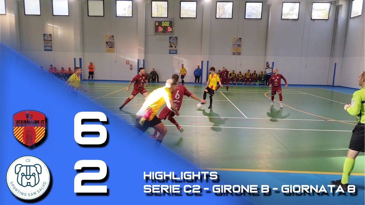 Casalbordino C5-Sporting San Salvo C5 6-2 - highlights - SERIE C2/B Giornata 8 - 30-11-24
