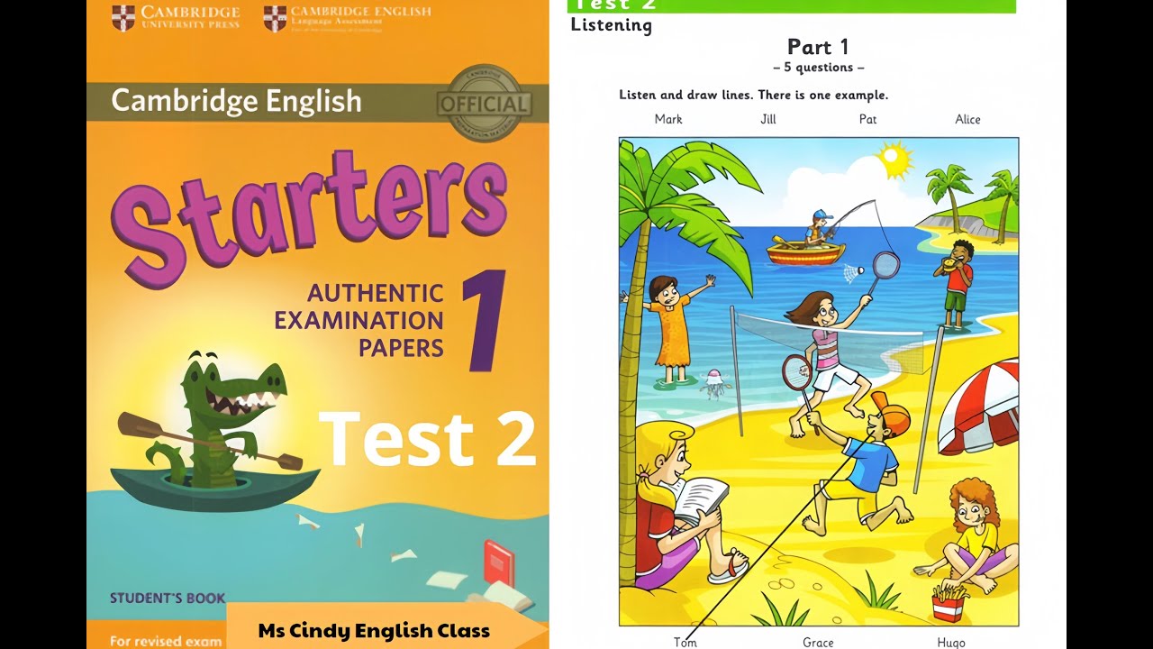 STATERS 1 - TEST 2 Authentic Examination Papers - Listening Tests 2 (ĐÁP ÁN & SÁCH PDF ở phần mô tả)