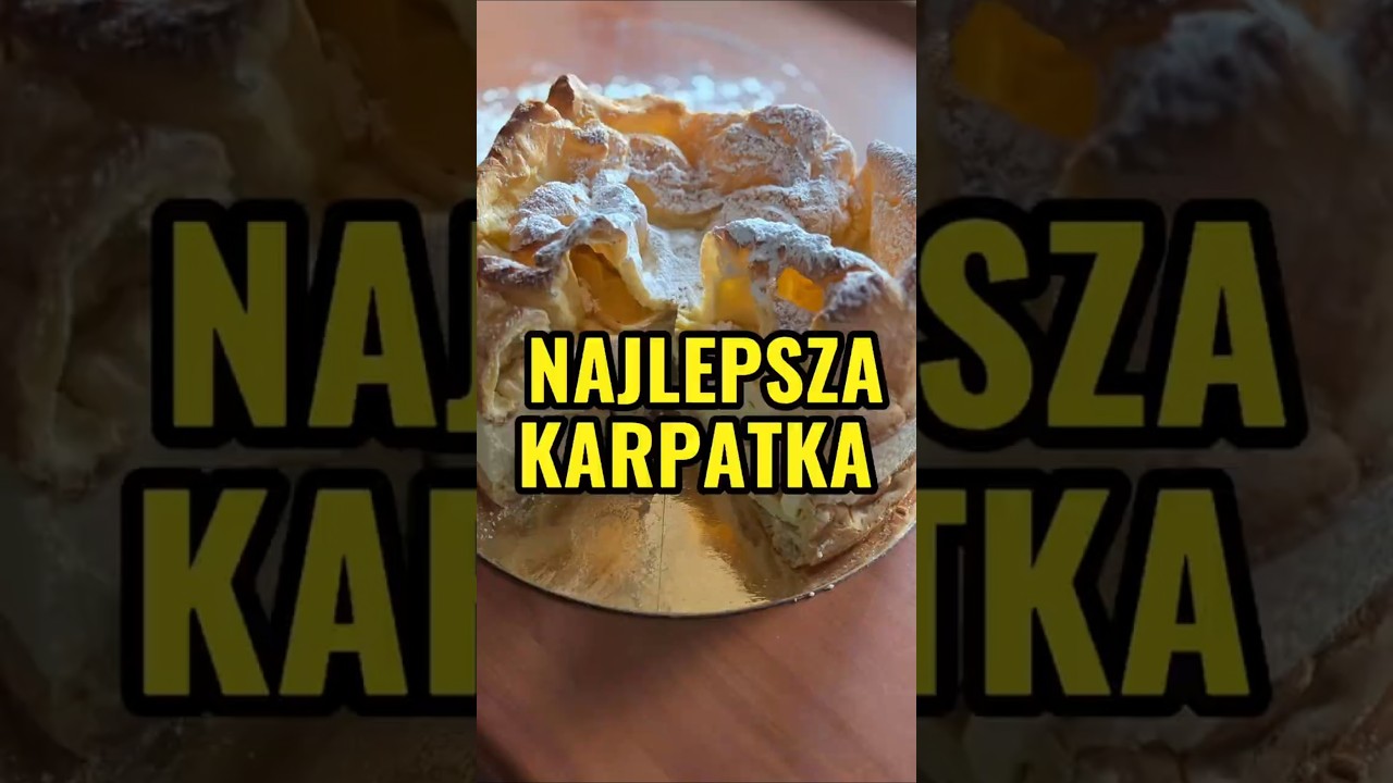 Najlepsza karpatka #karpatka #ciasto