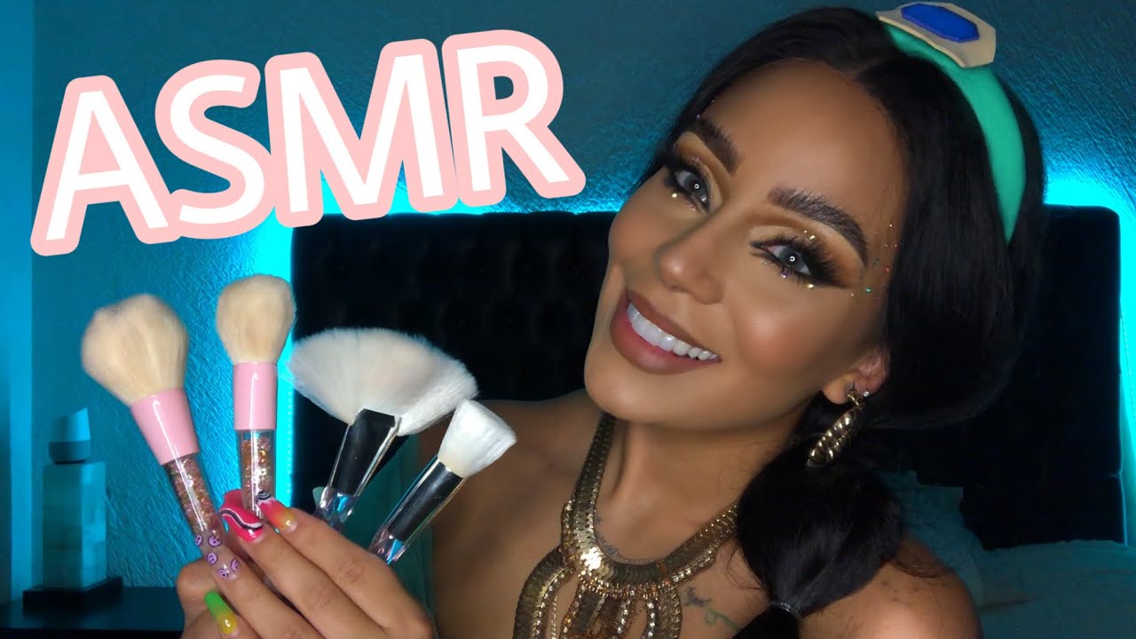 ASMR en español HACIENDOTE CARIÑOS CON BROCHAS | ASMR BRUSHING