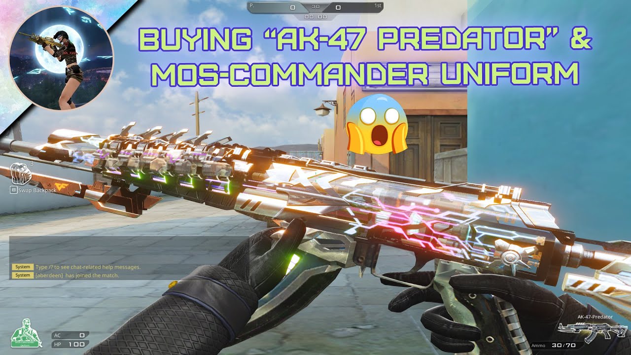 Crossfire Zero: Buying AK-47 Predator & MOS-Commander Uniform + Gameplay