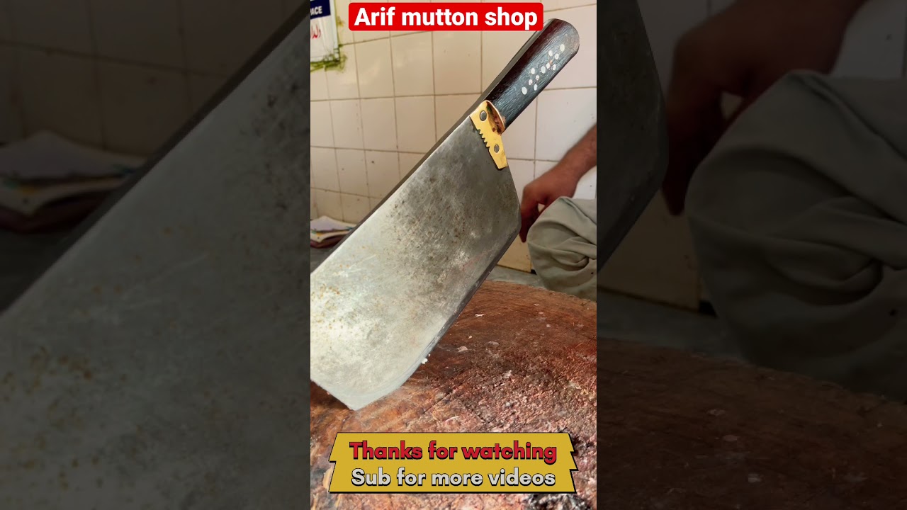 Best meat cleaver | Sharp meat cleaver #Shorts