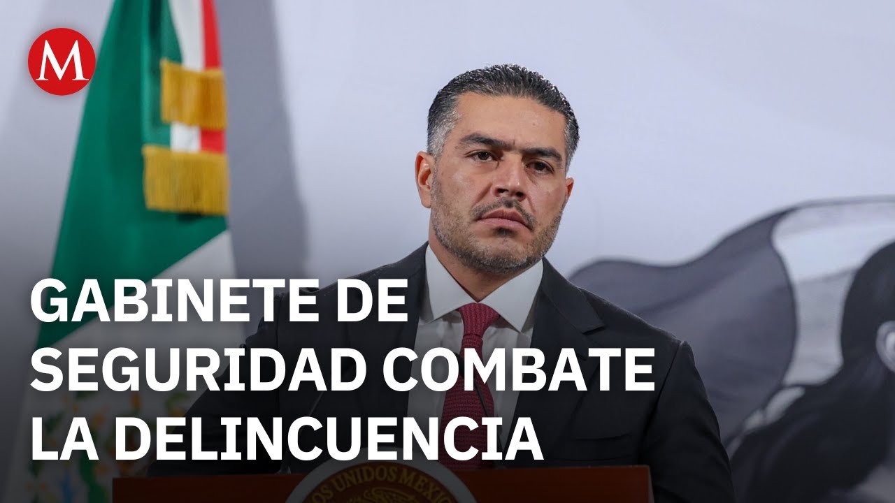 Garc&iacute;a Harfuch detalla avances de lucha vs delincuencia