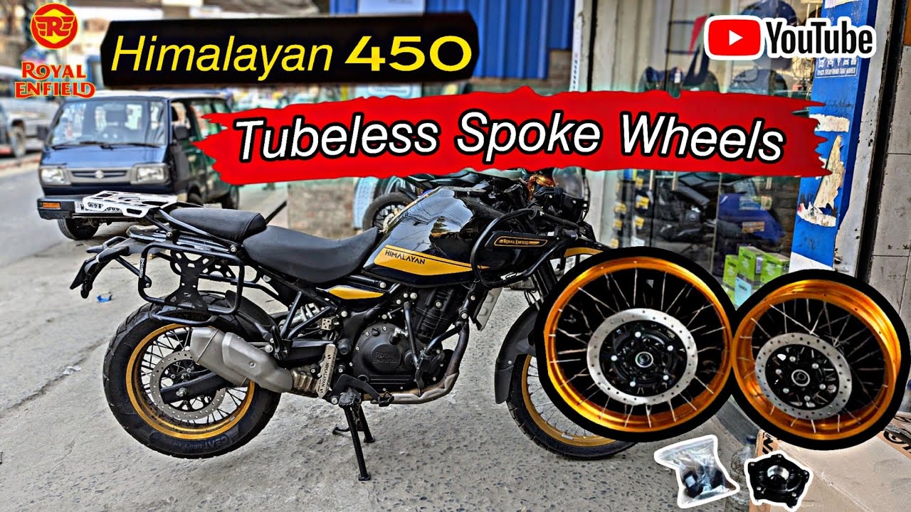 Himalayan 450 Tubeless Spoke Rim Install | Royal Enfield |