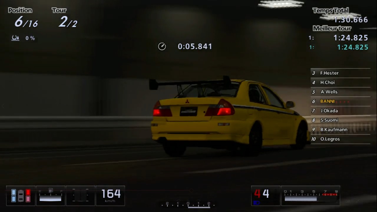 Gran Turismo 5 - Mitsubishi Lancer Evolution VI GSR T.M.E S.C.P '99 (HYBRiD) PS3 Gameplay