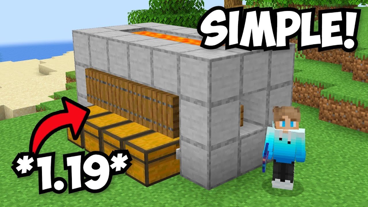 Minecraft's Easiest Stone Generator | 1.19+ Tutorial
