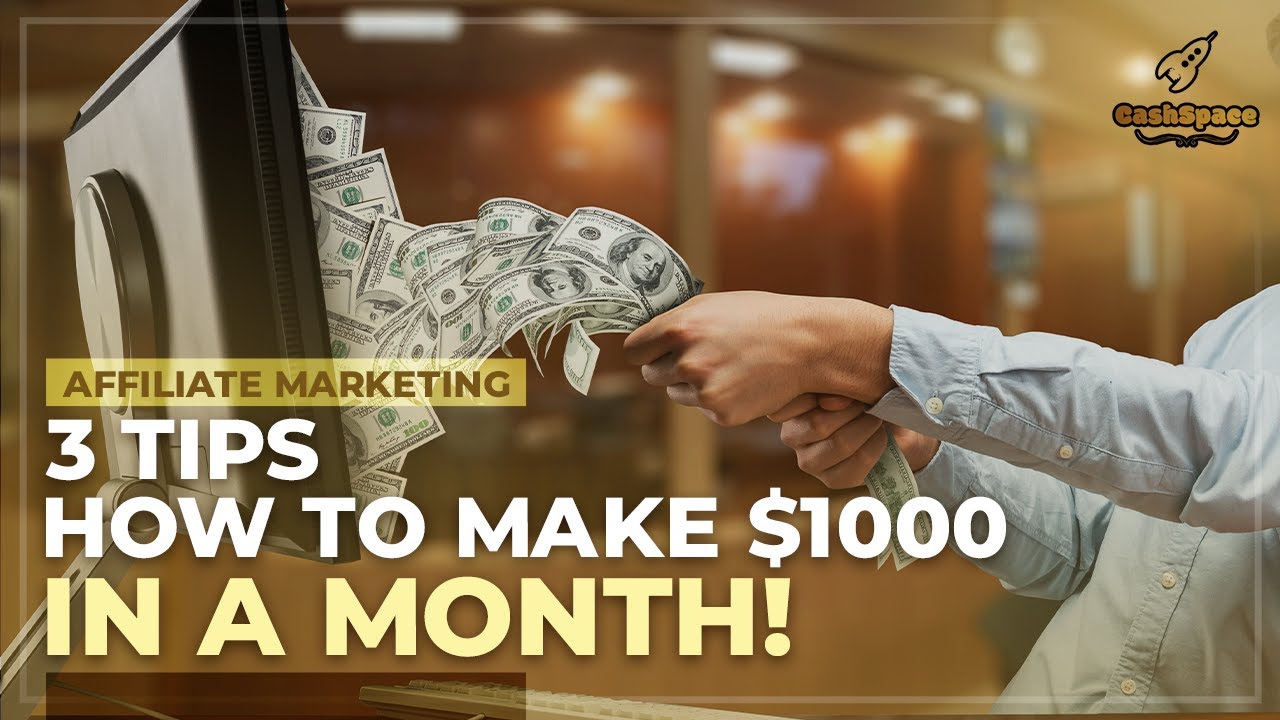 How To Make Your First 1000$ with AFFILIATE MARKETING!