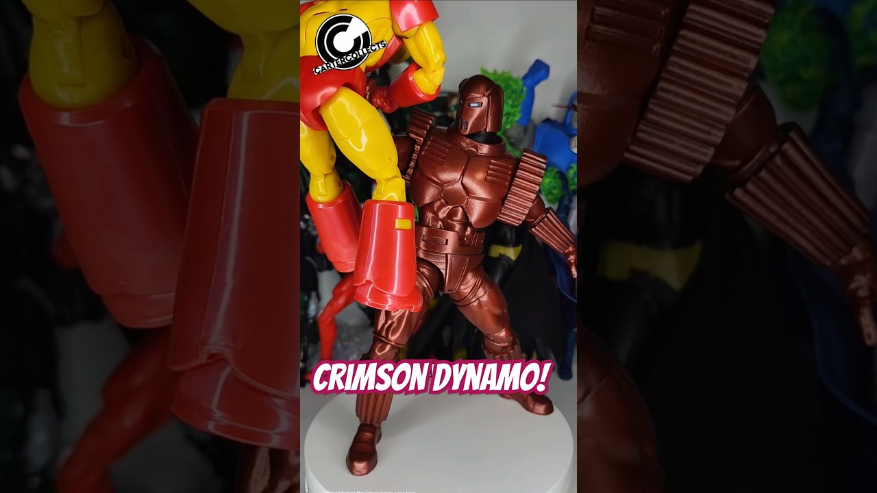 Marvel Select Crimson Dynamo Quick Review! #marvel #actionfigures #cartercollects