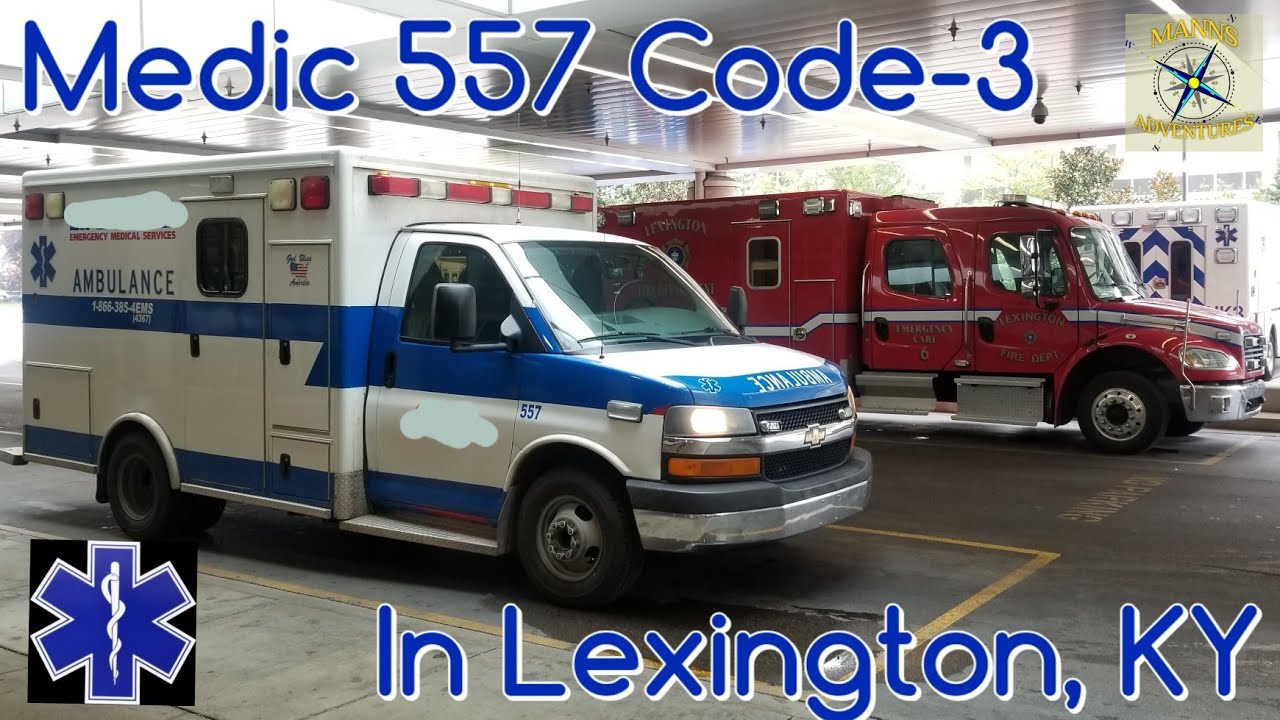 Ambulance ride along with Medic 557 in Lexington,  KY