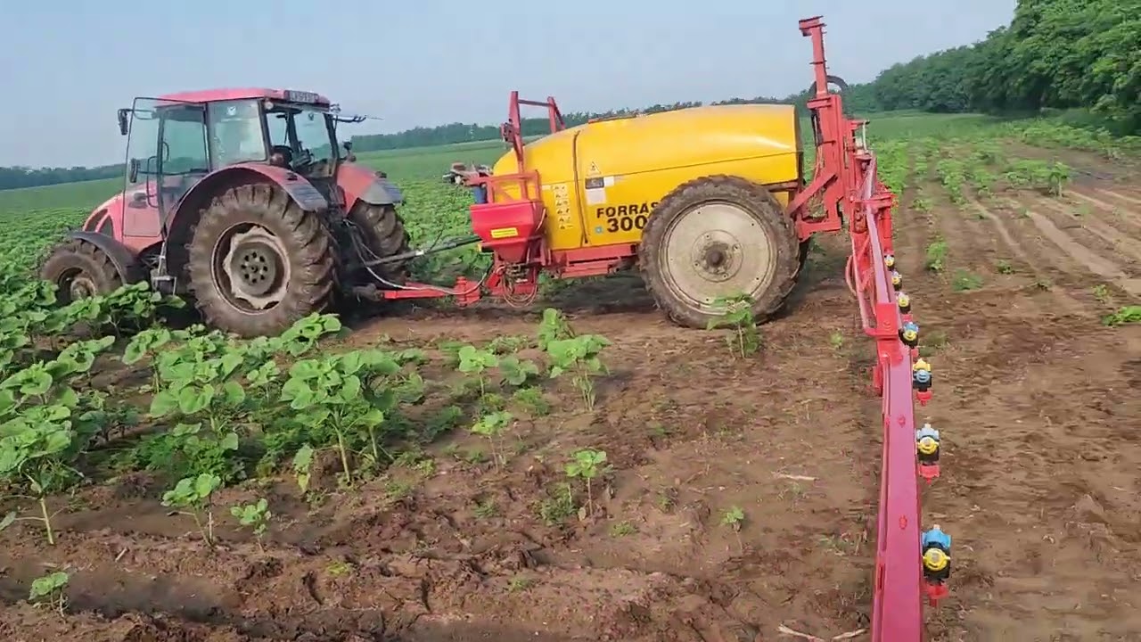 Zetor forterra 125 vs vontatott Forrás permetező 3000 / 20