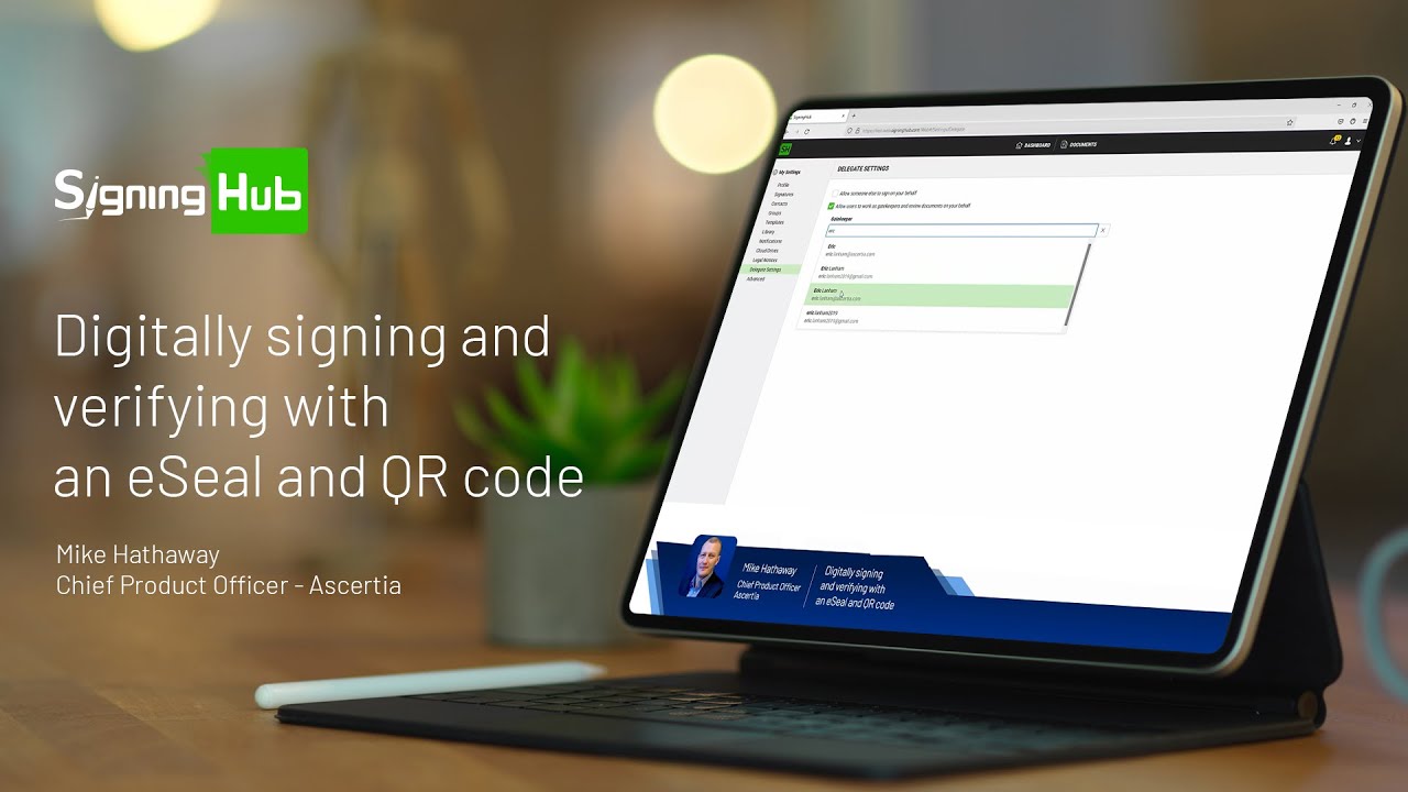 How to enable digital signing with QR codes in SigningHub