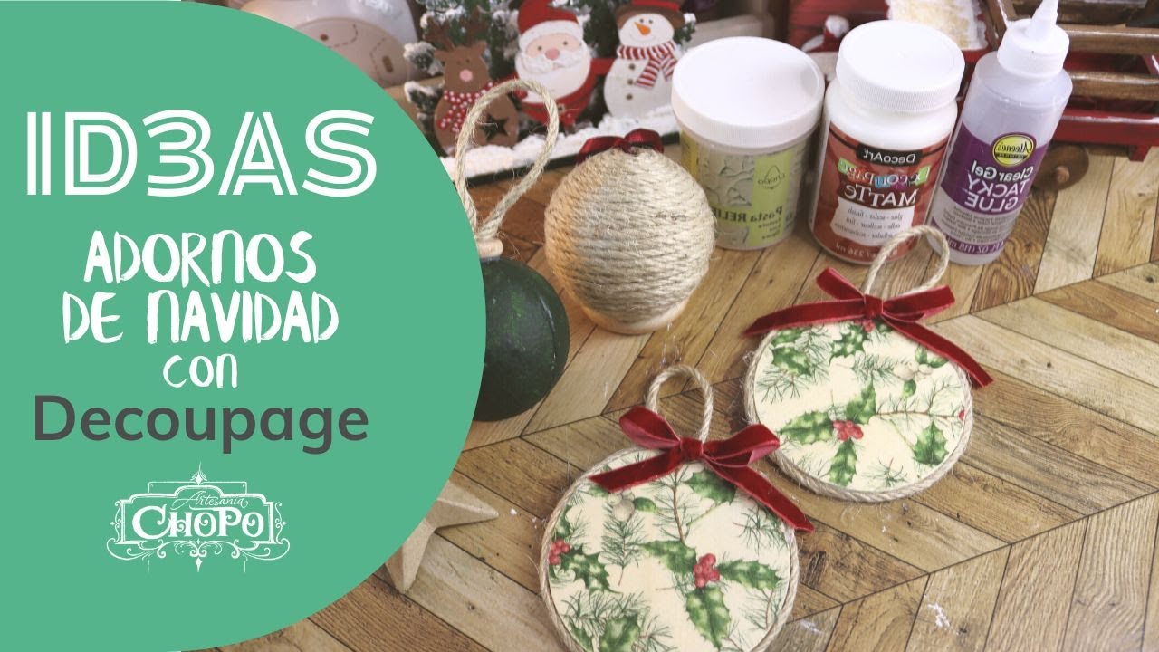 3 Ideas Adornos de Navidad