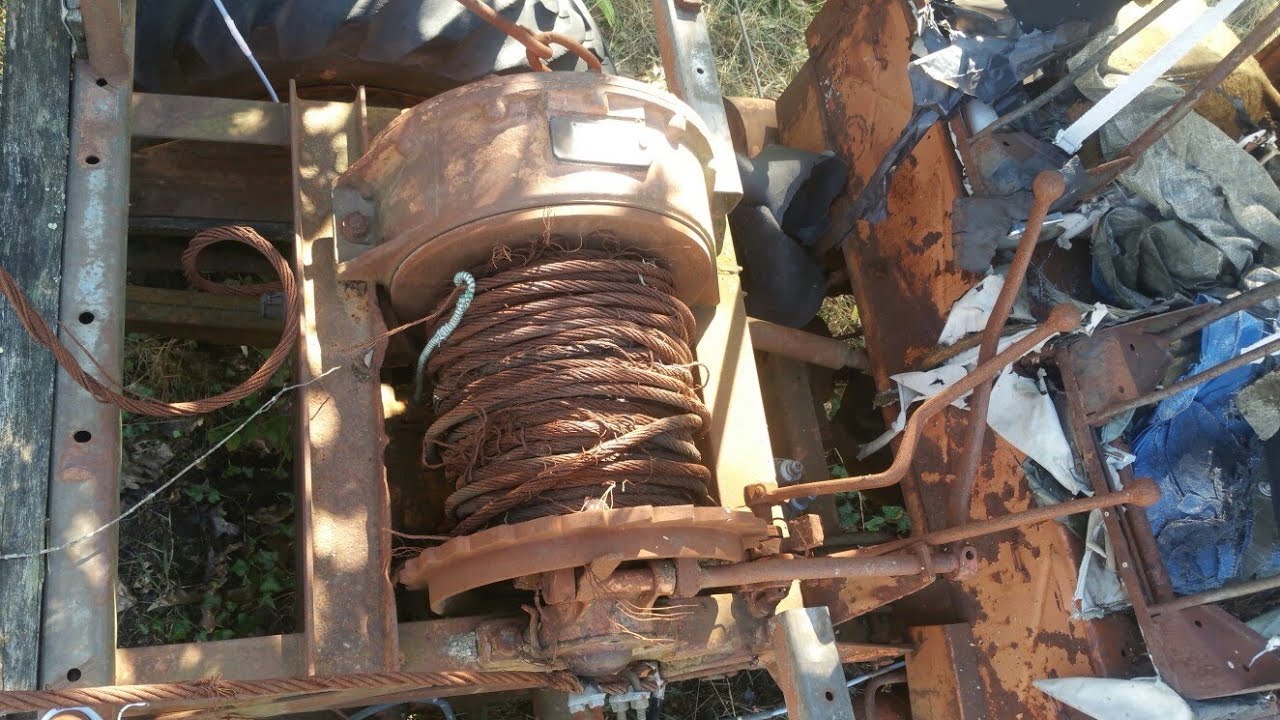 Vidange du treuil PAN - Latil Saviem TL22
