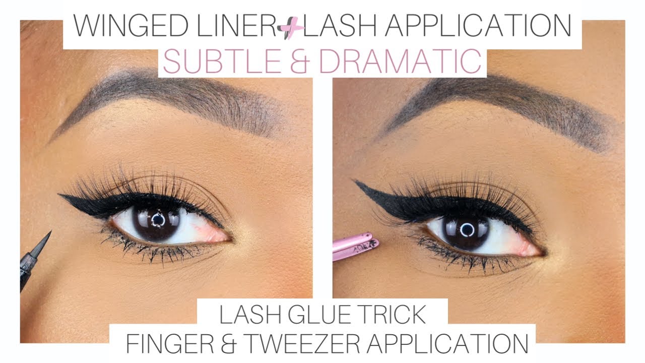 WINGED Liner Tutorial + EYELASH Application | MAKEUP FOR BEGINNERS | Maya Galore
