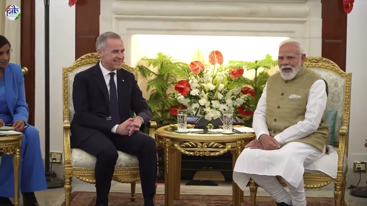PM Narendra Modi, PM Carney of Canada hold bilateral talks at Hyderabad House, New Delhi
