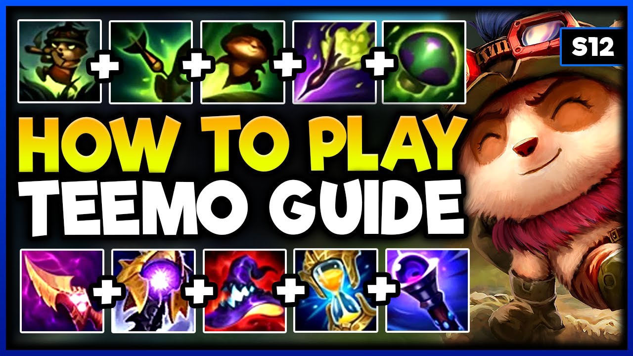 How To MASTER TEEMO in UNDER 24 HOURS! - Season 12 Teemo Guide (New Updated Guide)