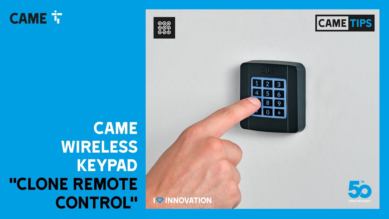 🔷 🔶 CAME Wireless Keypad – Clone Remote Control 🔶 🔷