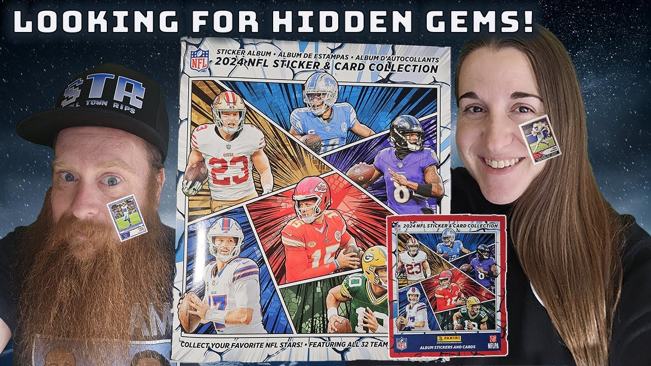 We Opened Stickers for CARDS! 2024 Panini NFL Sticker Collection Review!