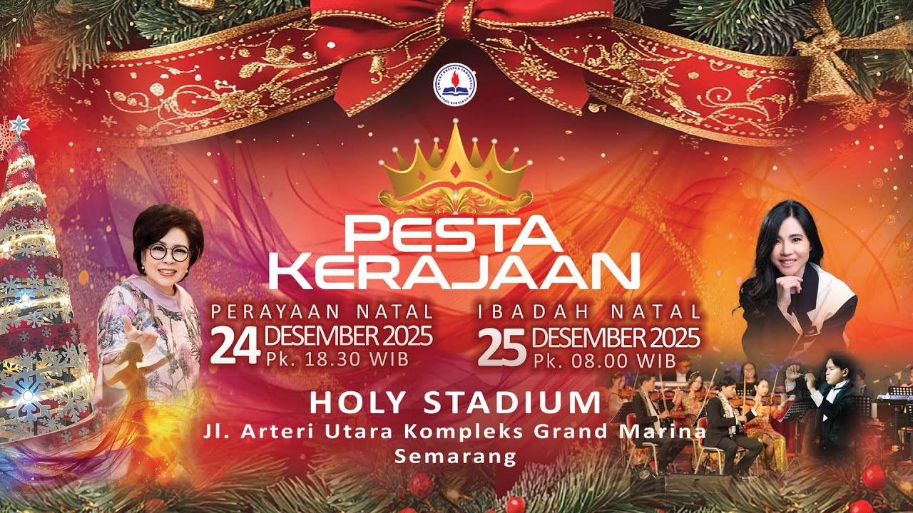 PESTA KERAJAAN | JKI Injil Kerajaan Christmas Celebration, 24 Desember 2025 | Ps. Tina Agung Purnomo