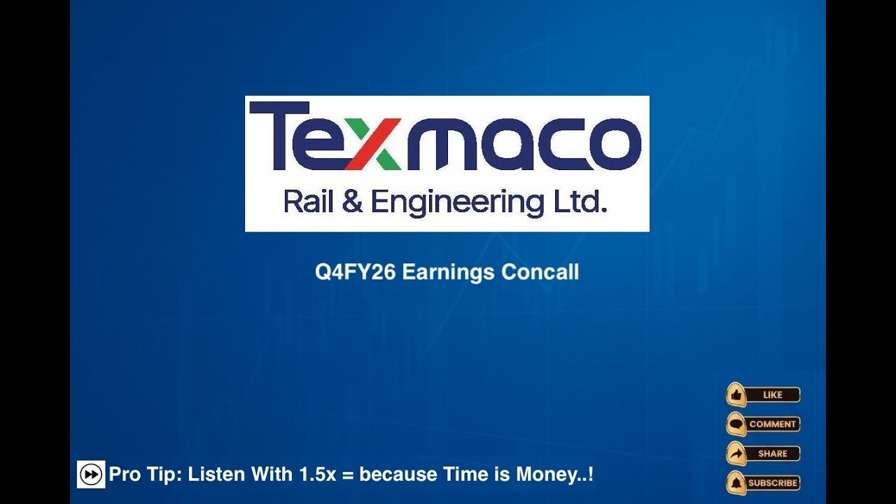 Конференц-звонок по итогам 4 квартала 2026 финансового года компании Texmaco Rail Engineering Ltd.