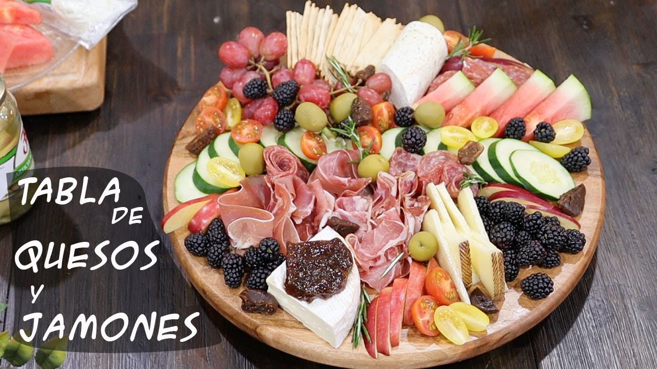 TABLA DE QUESOS Y JAMONES | Tabla  De Quesos Y Carnes Frias para tu mesa en navidad