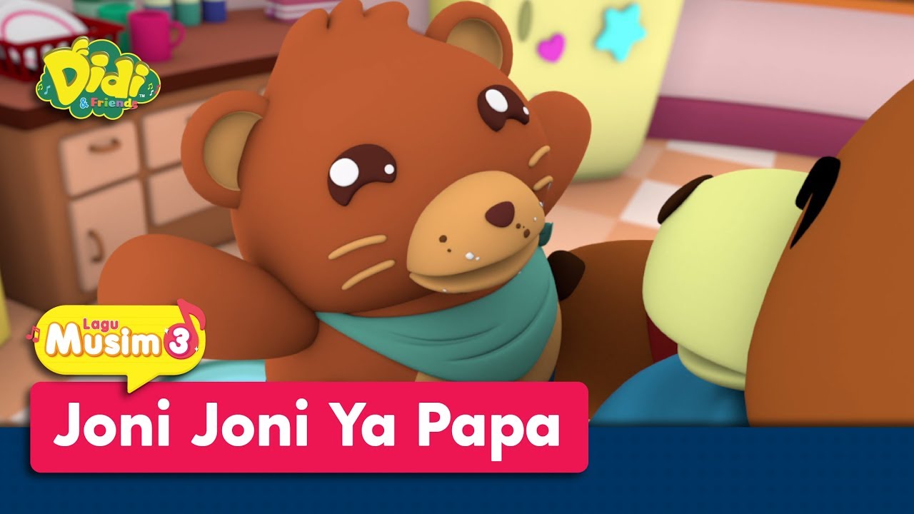 Didi & Friends | Lagu Baru Musim 3 | Joni Joni Ya Papa | Johny Johny Yes Papa