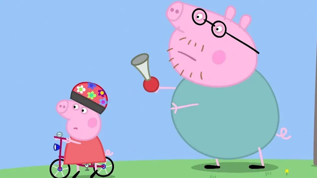 Greta Gris | Cykeltävling | Tecknade filmer för barn