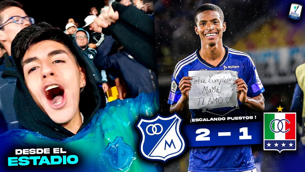 💙🔥Millonarios vs Once Caldas 2-1 DESDE LA TRIBUNA Reacción Goles Y Resumen Liga betplay 2023 hoy