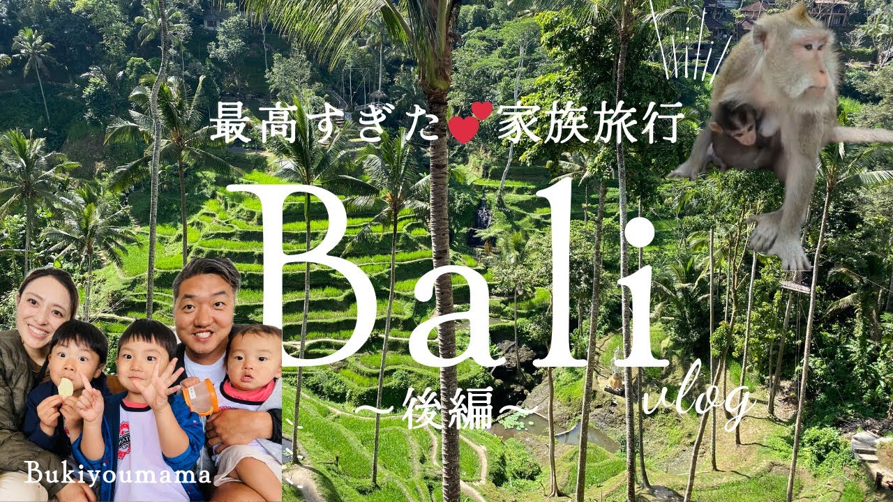 【子連れ旅行】最高すぎた✨バリ旅行✈️〜後編〜