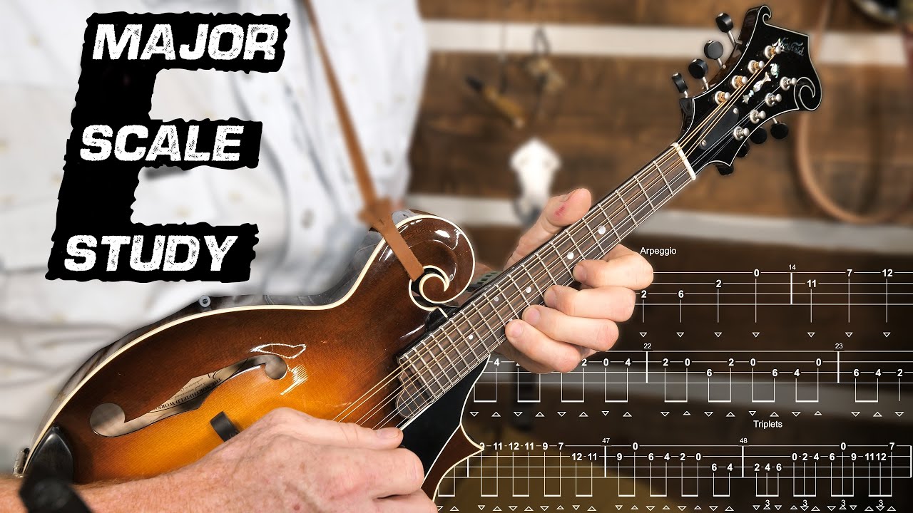 E Major Scale Study on Mandolin!